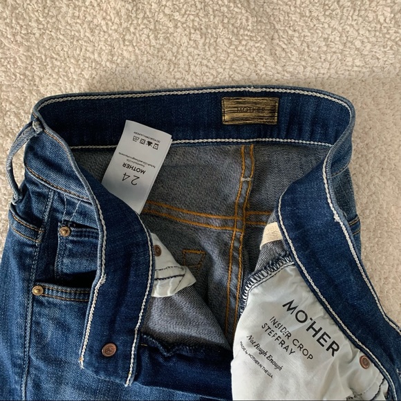 Mother Jeans Insider Crop Step Fray - Good Condition! Size 24 - Picture 9 of 11